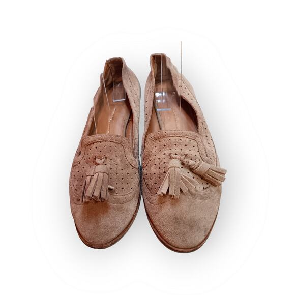 Revolve Dolce Vita Macao tassel  Loafer in Taupe 8 - Picture 3 of 7